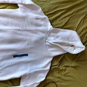 White hoodie from Pull&Bear